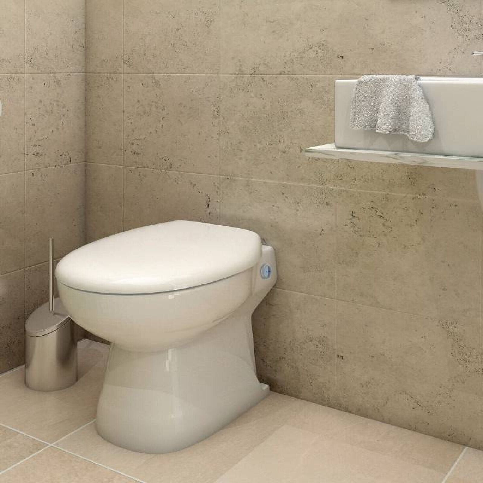 Vaso Wc in ceramica con trituratore integrato SFA Watersan Compact 1 WSC1