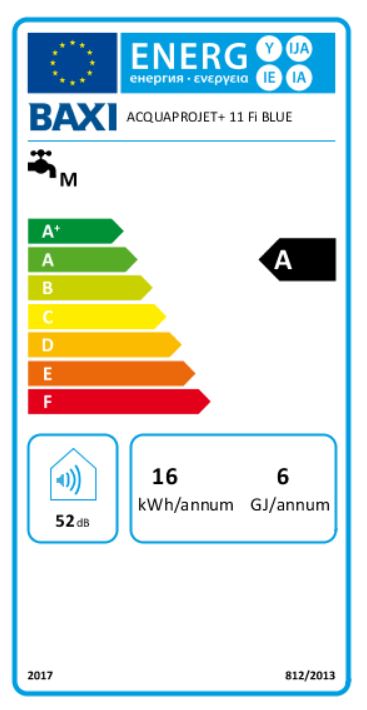 Scaldabagno Baxi AcquaProjet 11 FI A Metano: Camera Stagna, Modello 7213899 - Foto 10
