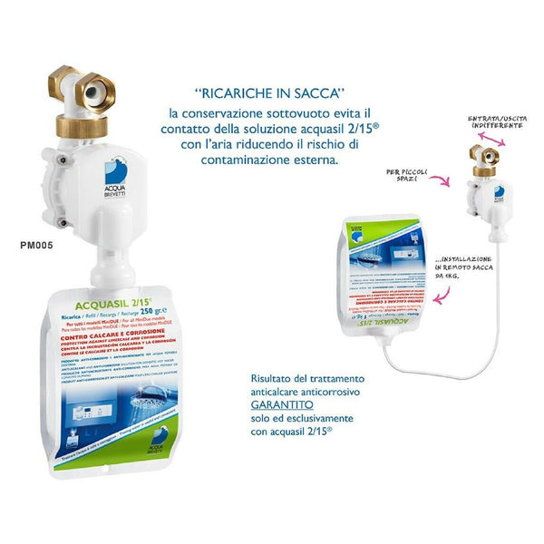 Dosatore proporzionale anticalcare Acqua Brevetti Minidue PM005 1/2" F