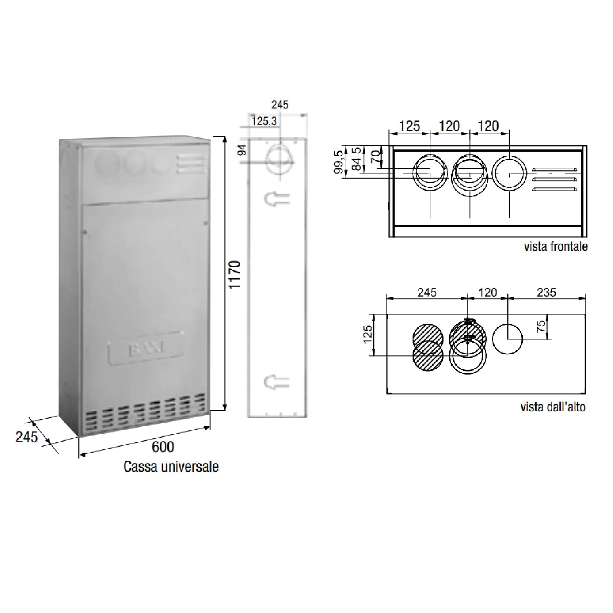 Cassa di contenimento Baxi KHG71410991