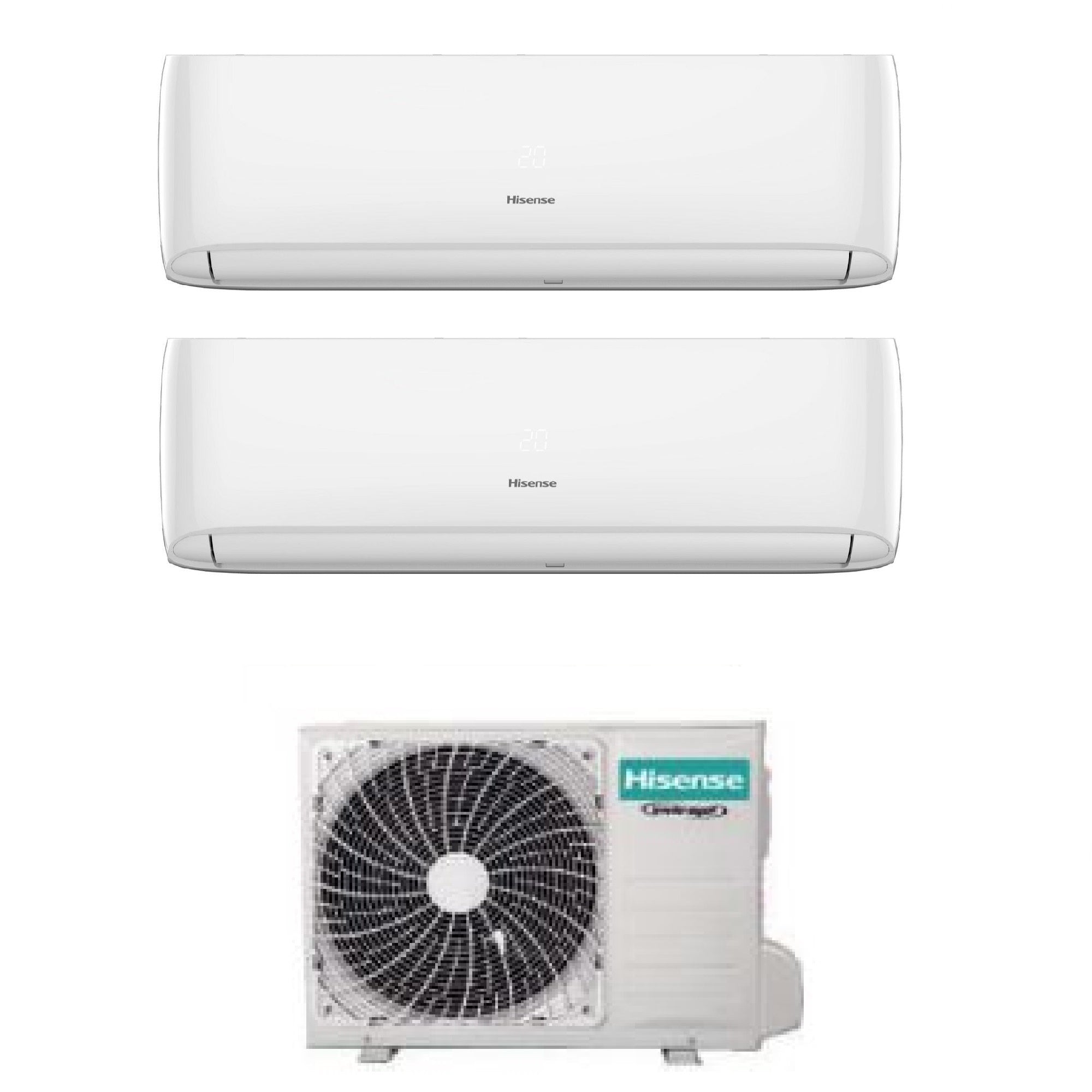 Climatizzatore Hisense Hi-Comfort Dual Split 7000+18000 btu Wi-Fi 3AMW52U4RJC