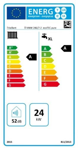 Caldaia a condensazione Vaillant 24 kw ecoTEC Pure VMW 246/7-2