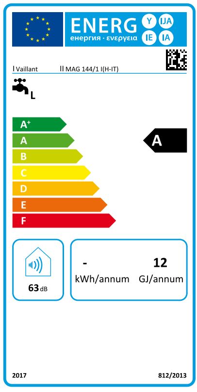 Scaldabagno a gas Metano 14 Litri Vaillant Atmomag IT 144/1 I Camera Aperta
