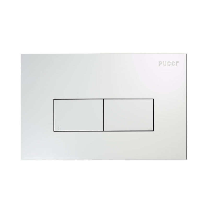 Placca di comando Pucci Eco Linea 80130560 bianca