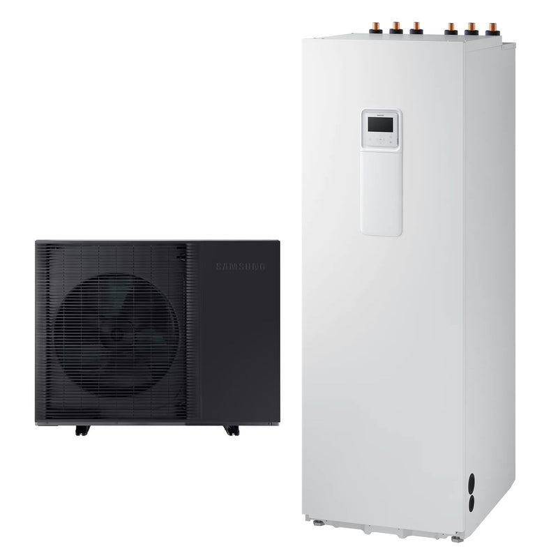 Pompa di calore aria-acqua 14 Kw monoblocco Samsung AE140BXYDEG/EU Sistema EHS Mono HT Quiet Inverter Monofase R32 + ClimateHub AE260RNWMEG/EU