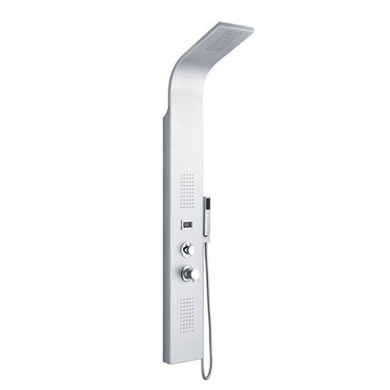 Colonna doccia multifunzione Sphera cod. CLAI05CC3CR in acciaio cromato